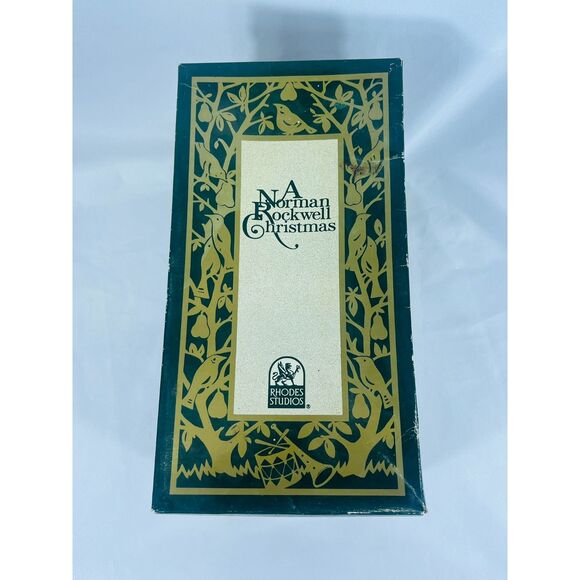 New Norman Rockwell Ashton Drake Scotty Get's His Tree Boxed Authenticity Cert - Picture 8 of 10